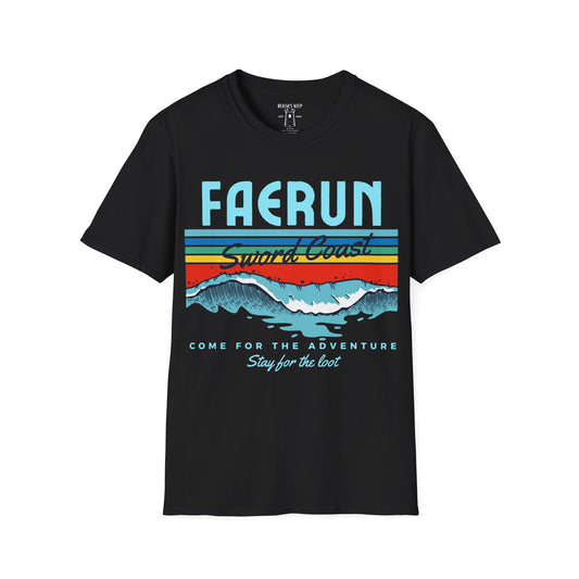 Faerûn Sword Coast Retro Gift Shop T-Shirt